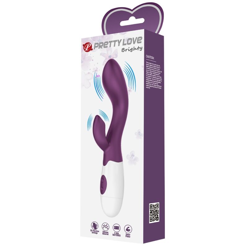 PRETTY LOVE - BRIGHTY VIBRADOR PUNTO G MORADO - Imagen 3