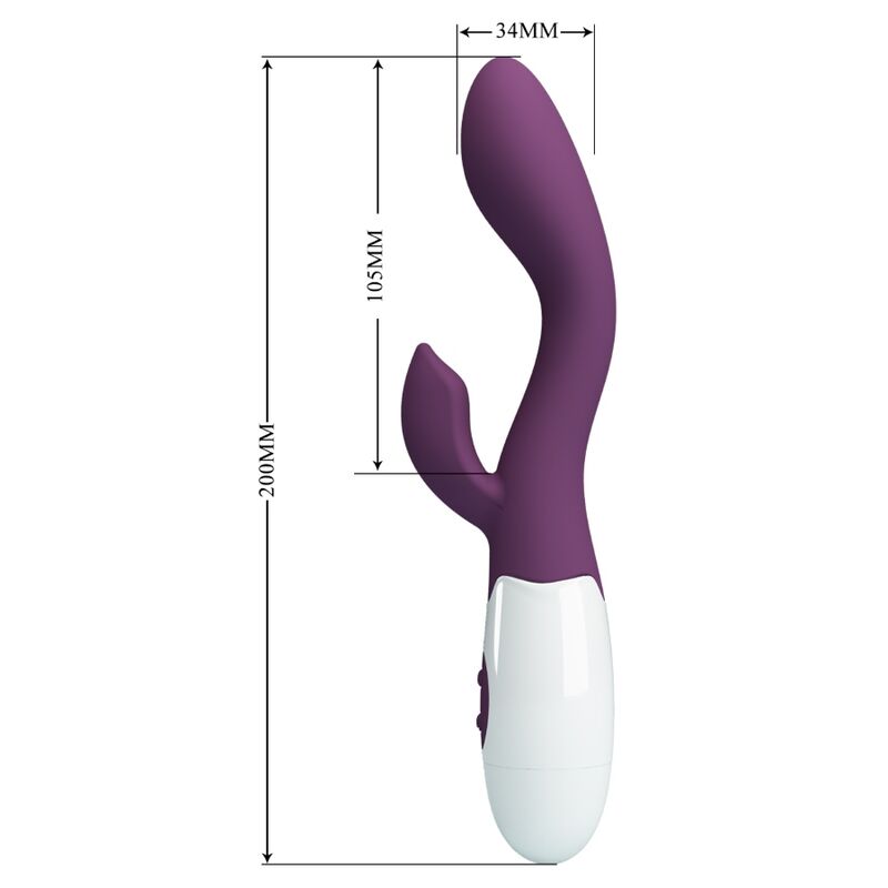 PRETTY LOVE - BRIGHTY VIBRADOR PUNTO G MORADO - Imagen 2