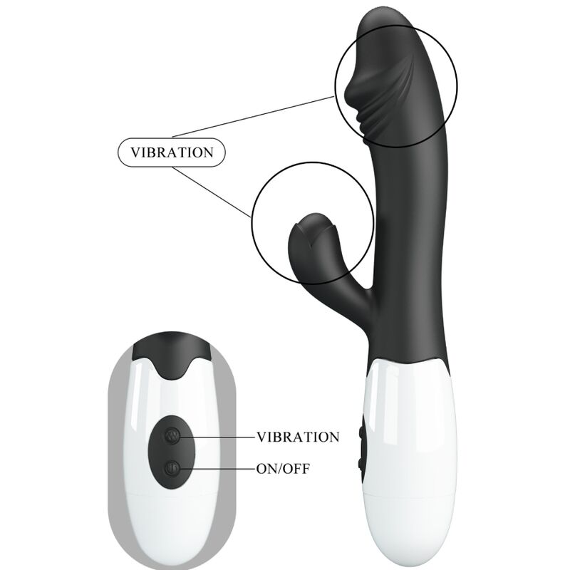 PRETTY LOVE - SNAPPY VIBRADOR PUNTO G NEGRO - Imagen 10