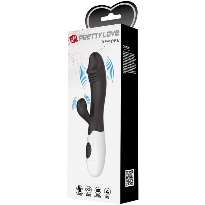 PRETTY LOVE - SNAPPY VIBRADOR PUNTO G NEGRO - Imagen 2