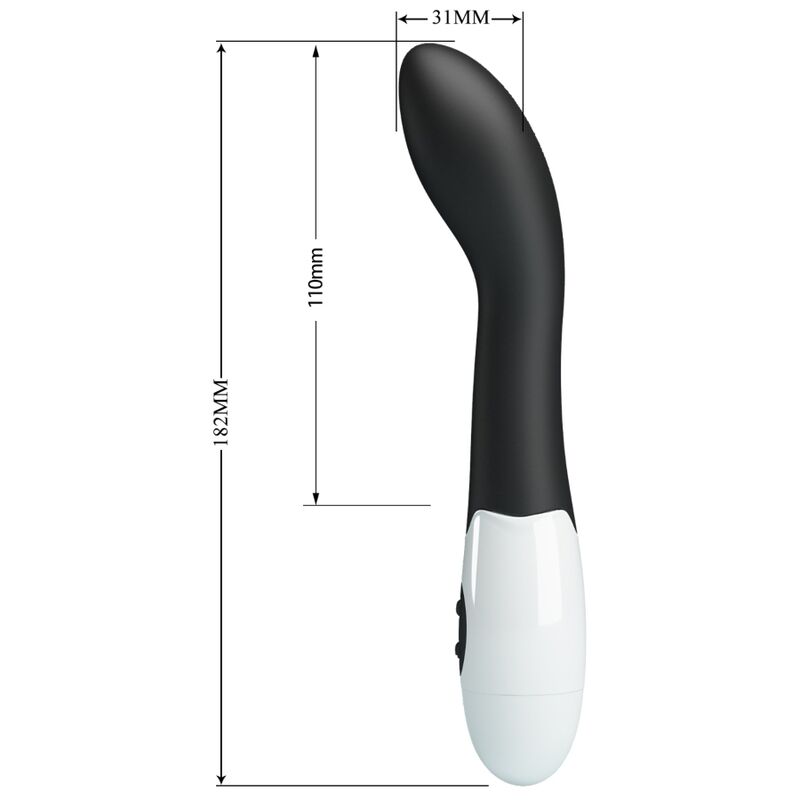 PRETTY LOVE - BISHOP VIBRADOR PUNTO G 30 MODOS NEGRO - Imagen 9