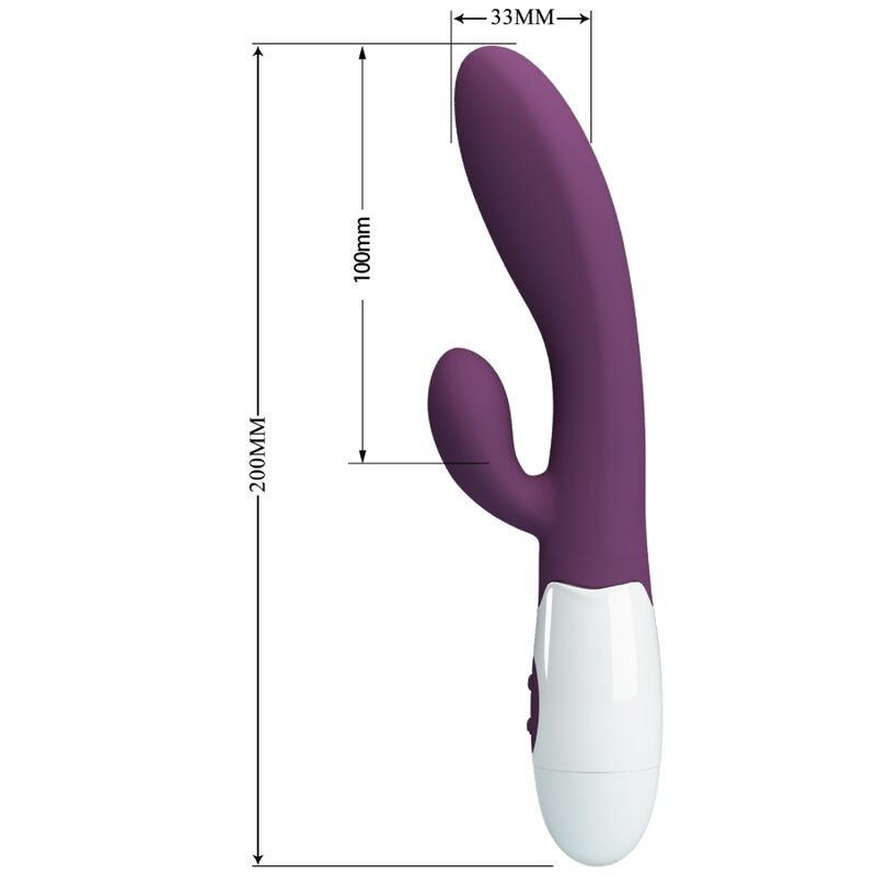 PRETTY LOVE - ALVIS VIBRADOR RABBIT & PUNTO G MORADO - Imagen 6