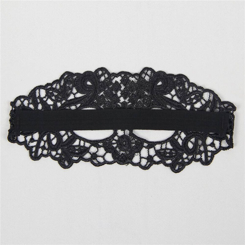 QUEEN LINGERIE - ANTIFAZ DE ENCAJE NEGRO - Imagen 3