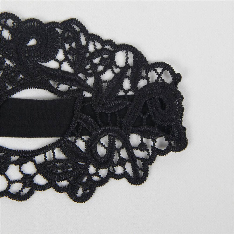 QUEEN LINGERIE - ANTIFAZ DE ENCAJE NEGRO - Imagen 4