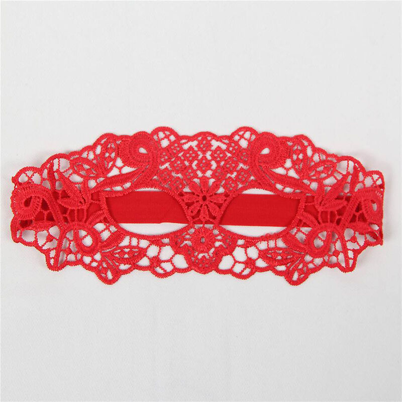 QUEEN LINGERIE - ANTIFAZ DE ENCAJE ROJO - Imagen 2