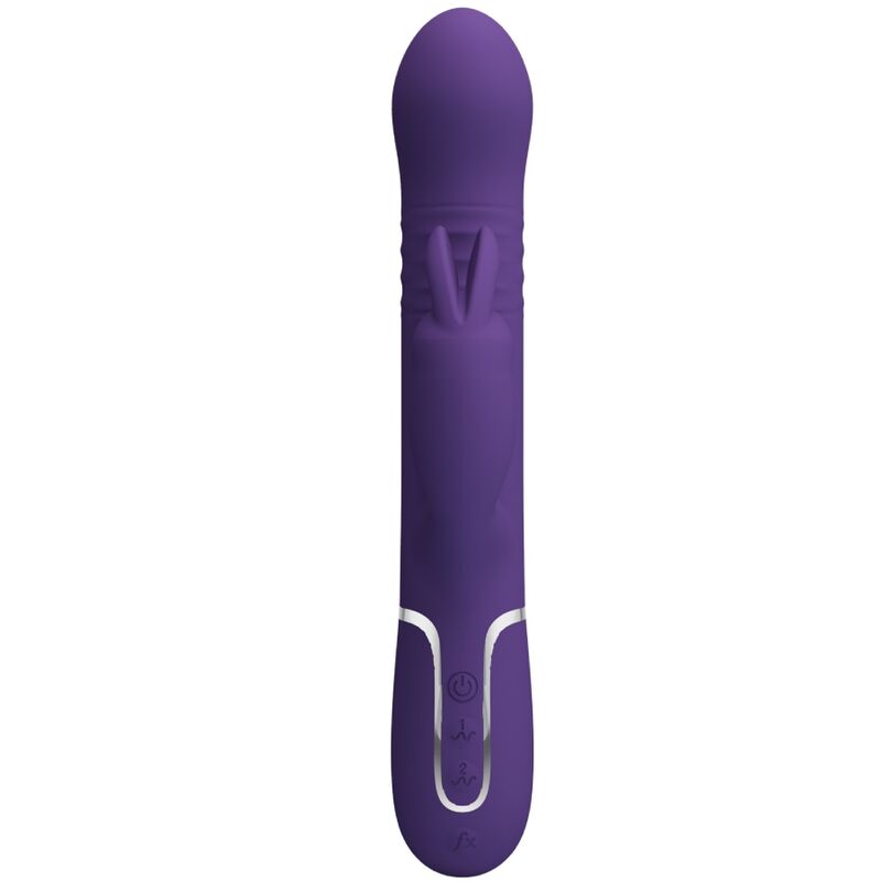 PRETTY LOVE - COALE VIBRADOR RABBIT 4 EN 1 MORADO - Imagen 2