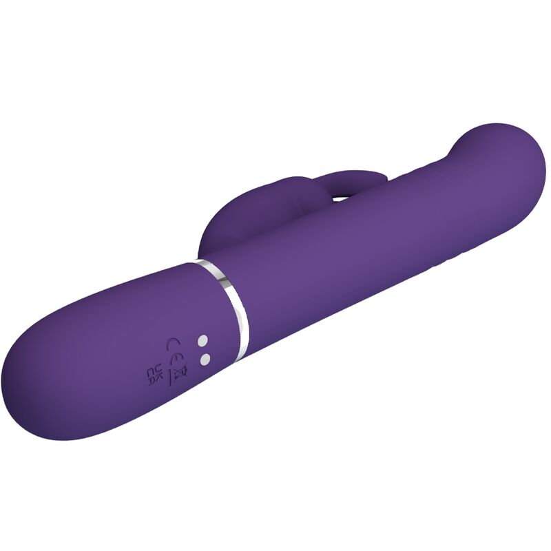 PRETTY LOVE - COALE VIBRADOR RABBIT 4 EN 1 MORADO - Imagen 5