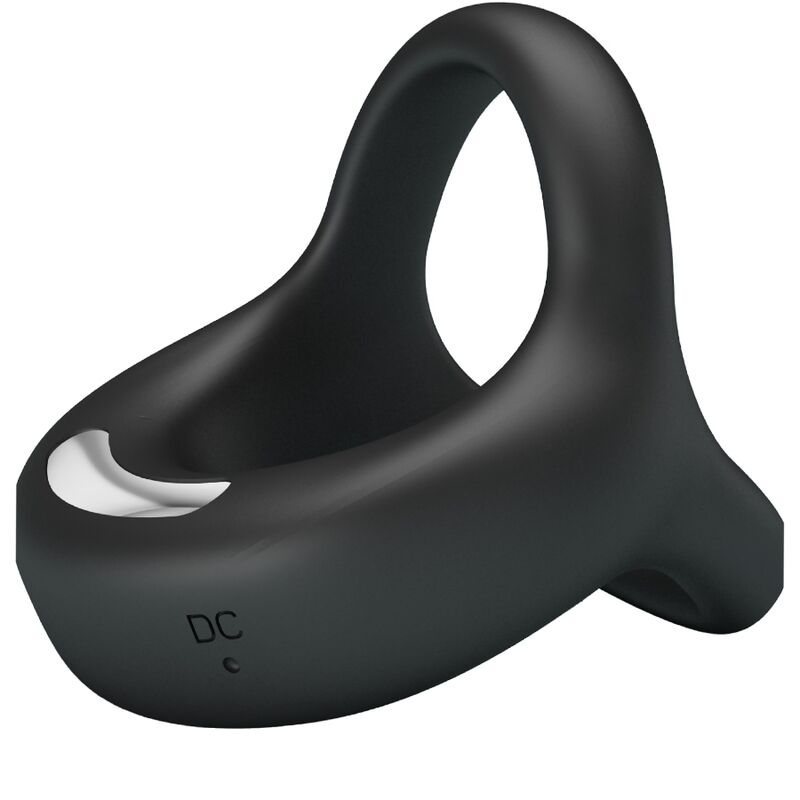 PRETTY LOVE - ELLIOTT ANILLO VIBRADOR NEGRO - Imagen 5