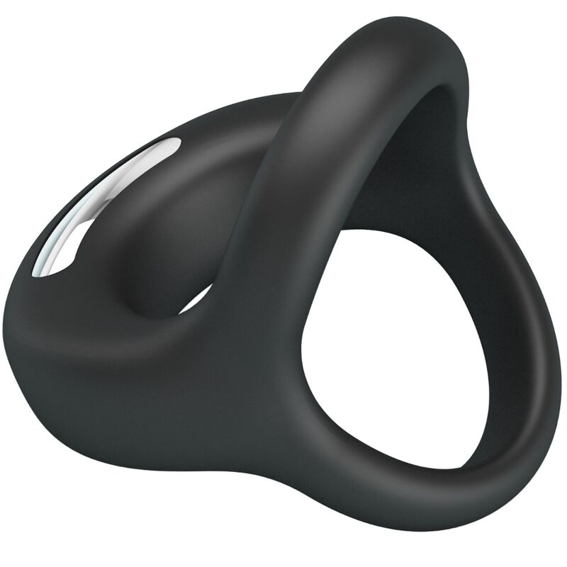 PRETTY LOVE - ELLIOTT ANILLO VIBRADOR NEGRO - Imagen 4