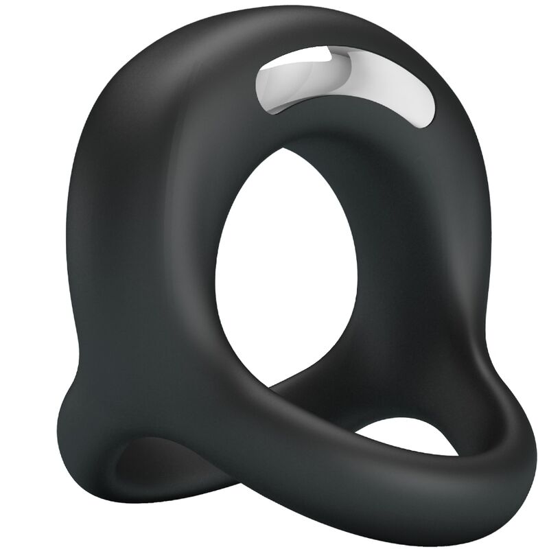 PRETTY LOVE - ELLIOTT ANILLO VIBRADOR NEGRO - Imagen 2