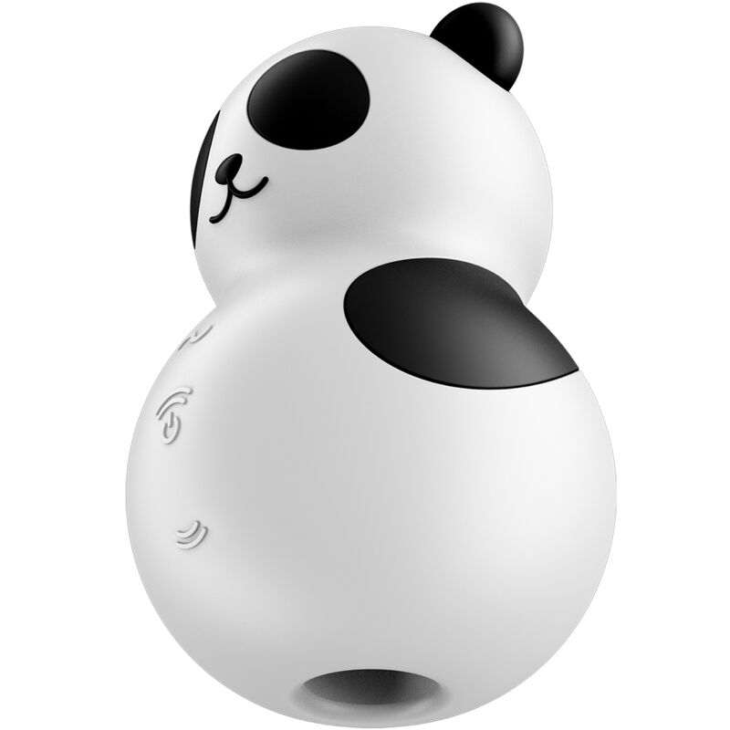 SATISFYER - POCKET PANDA ESTIMULADOR & VIBRADOR BLANCO Y NEGRO - Imagen 4