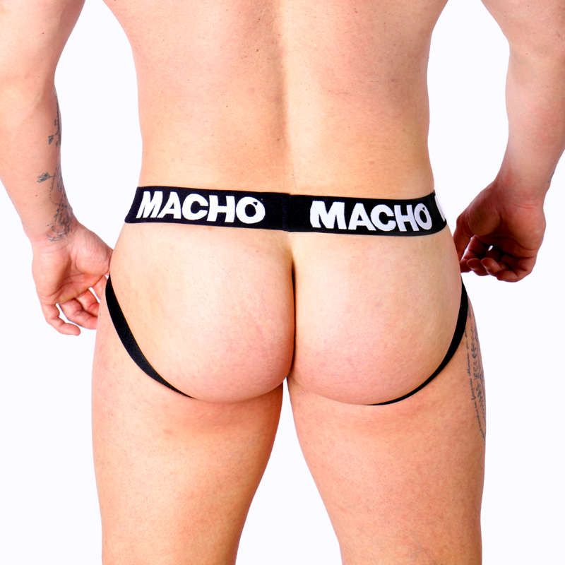 MACHO - MX27GR JOCK CUERO GRIS BEIGE L - Imagen 3