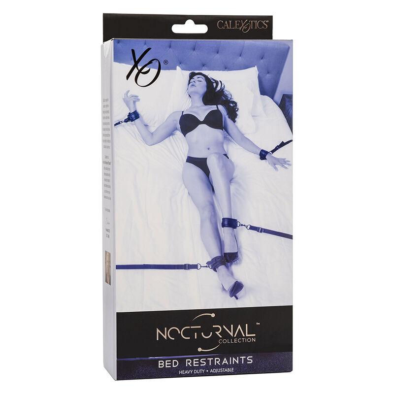CALEXOTICS - NOCTURNAL RESTRICCIONES DE CAMA CUERO AJUSTABLE NEGRO - Imagen 7