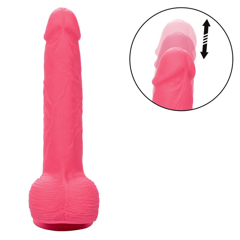 CALEXOTICS - STUDS VIBRADOR REALÍSTICO 10 VIBRACIONES Y ROSA - Imagen 8