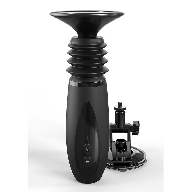 FETISH FANTASY SERIES - BODY DOCK THRUSTER SUJETA DILDOS CON 7 MODOS DE EMPUJE NEGRO - Imagen 5