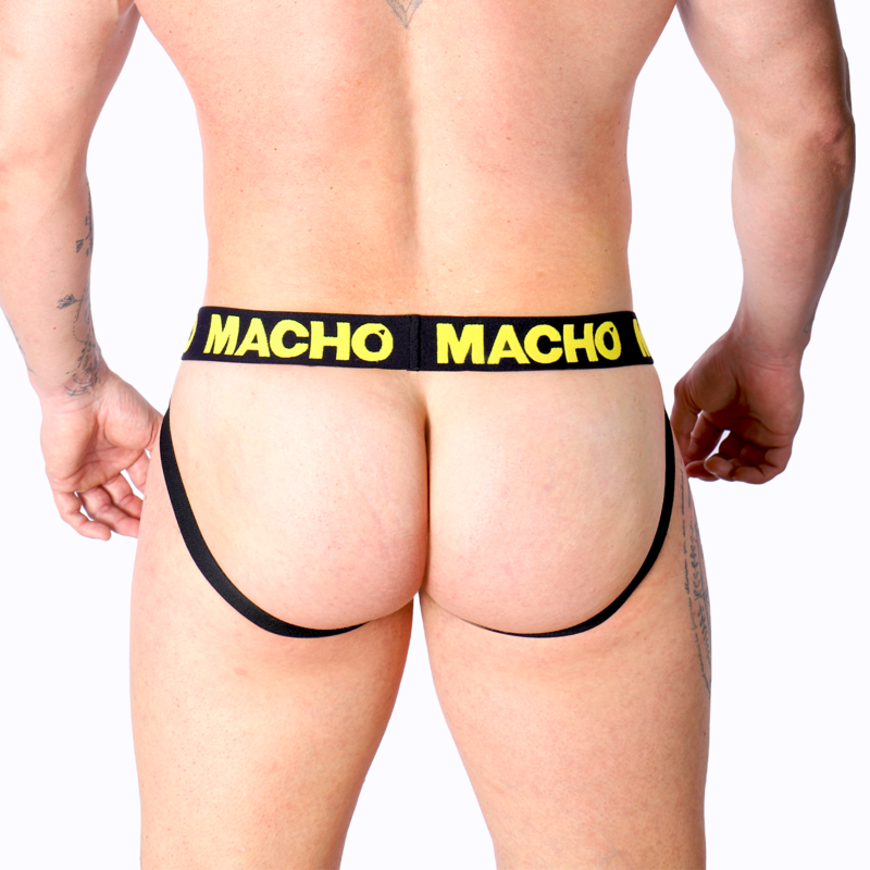 MACHO - MX25A JOCK LYCRA AMARILLO S - Imagen 5