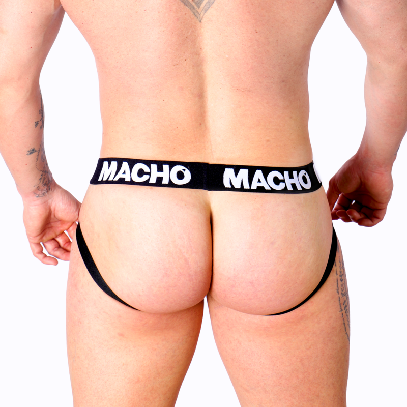 MACHO - MX25NC JOCK CUERO NEGRO S - Imagen 6