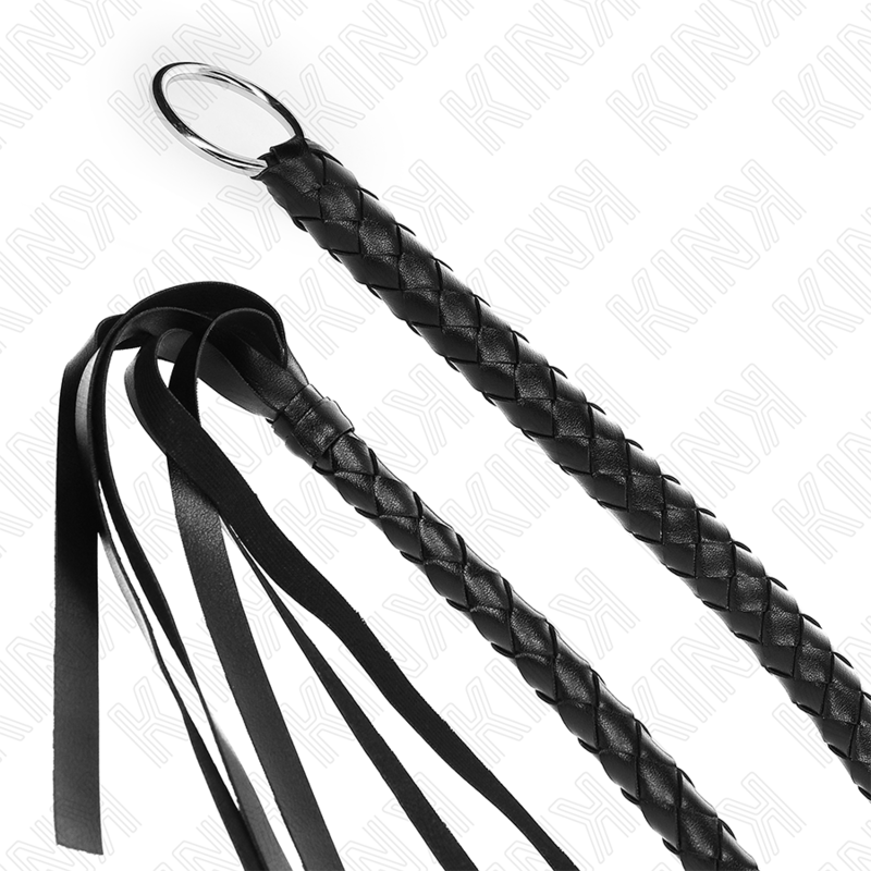 KINK - LÁTIGO DE SERPIENTE CON ANILLO DE MANO NEGRO 65 CM - Image 4