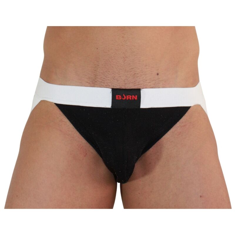 BURN - 004 JOCK BRILLANTE NEGRO / BLANCO S - Image 2