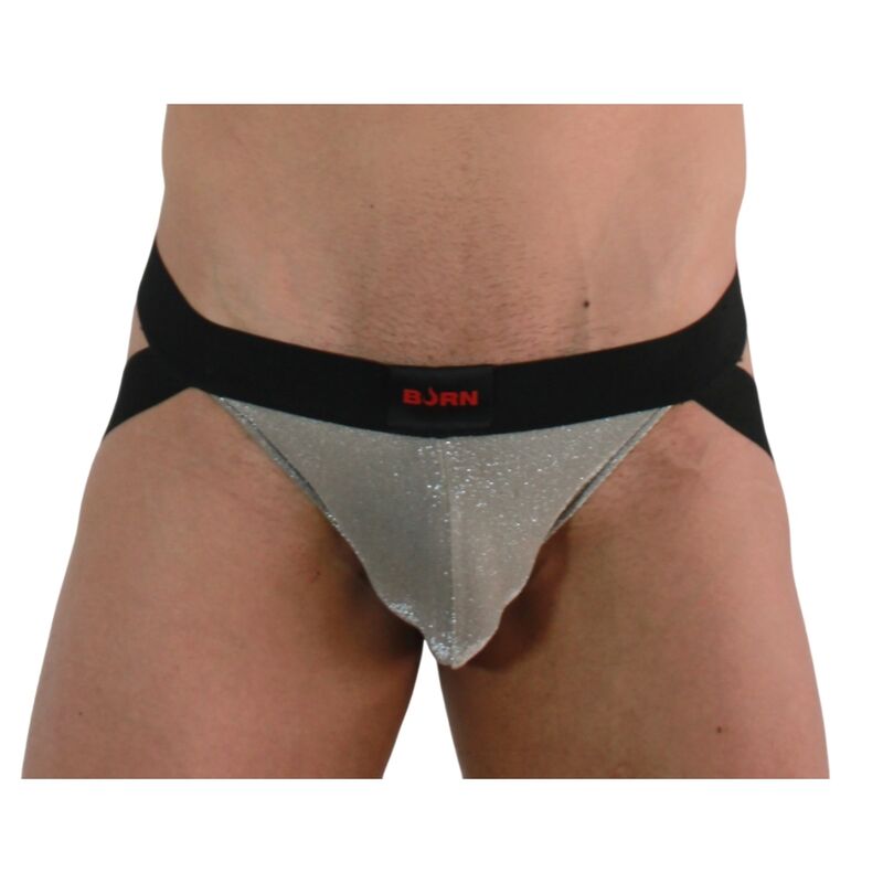 BURN - 001 JOCK BRILLANTE BEIGE / NEGRO XL - Image 2