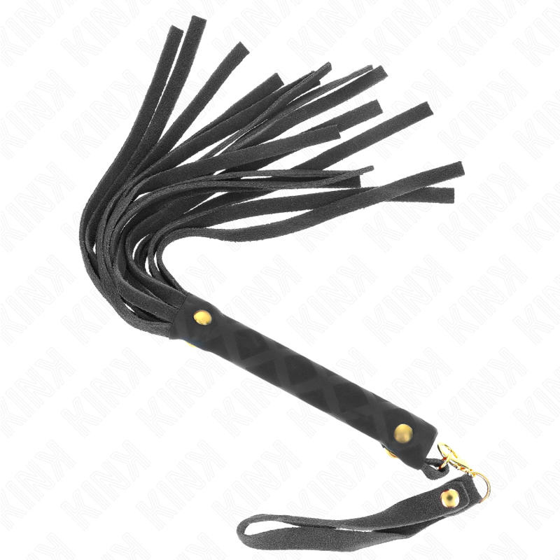 KINK - LÁTIGO MINI PIEL DE ANTE NEGRO 30 CM - Imagen 2