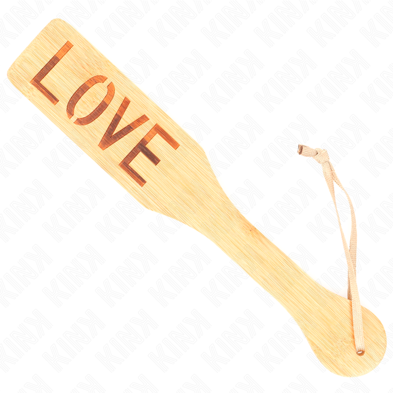 KINK - PALA DE BAMBÚ PALABRA LOVE 32 X 5.5 CM - Imagen 2