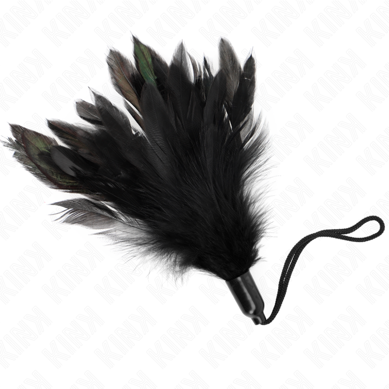 KINK - PLUMAS PARA COSQUILLAS CON MANGO DE CUERDA BASE DE PLÁSTICO 15 CM - Imagen 3