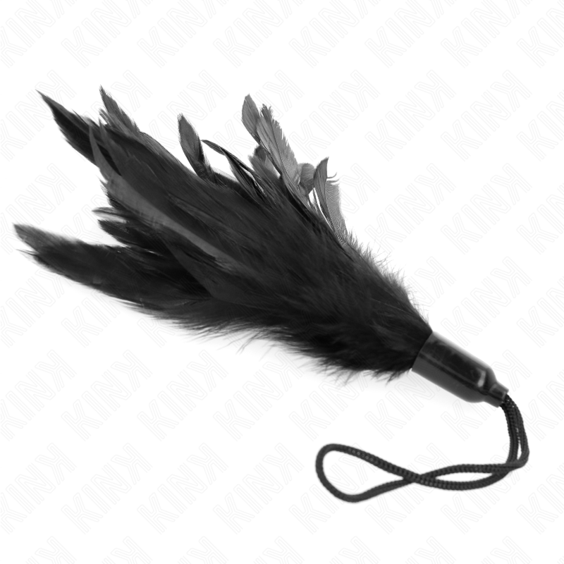 KINK - PLUMAS PARA COSQUILLAS CON MANGO DE CUERDA BASE DE PLÁSTICO 15 CM - Imagen 2