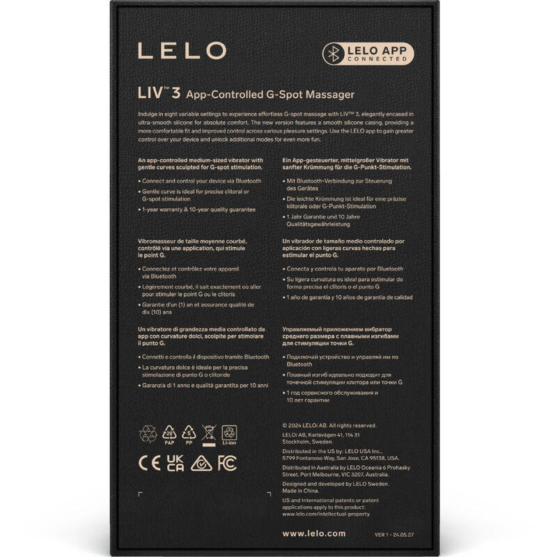 LELO - LIV™ 3 ESTIMULADOR PUNTO G VIOLETA - Imagen 4