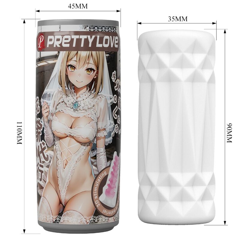 PRETTY LOVE - MASTURBADOR MASCULINO LATA MODELO 1 - Imagen 4