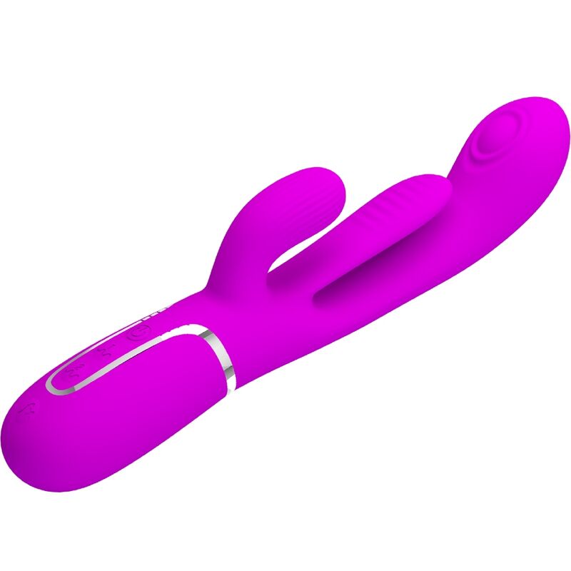 PRETTY LOVE - SHANIA TRIPLE VIBRADOR RABBIT MULTIFUNCIÓN ROSA - Image 2