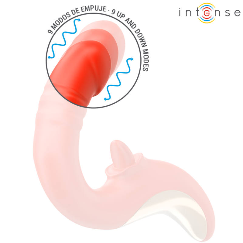 INTENSE - PAULINA VIBRADOR & ESTIMULADOR EN FORMA DE U ROJO - Imagen 2