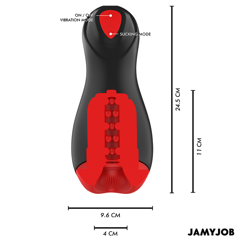 JAMYJOB - CORE-X MASTURBADOR AUTOMÁTICO 5 MODOS SUCCIONADOR Y VIBRACIÓN - Imagen 3