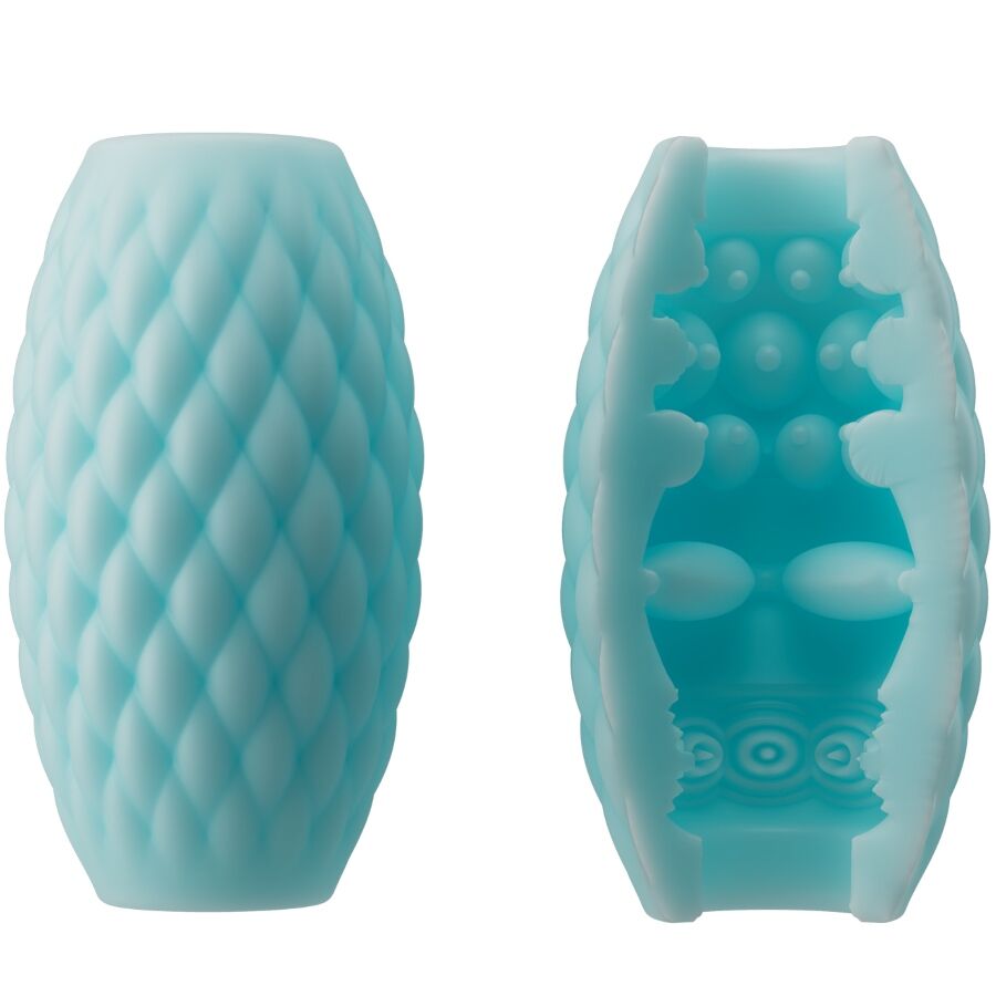PRETTY LOVE - ATHENA EROS MASTURBADOR MASCULINO SILICONA CELESTE - Imagen 3