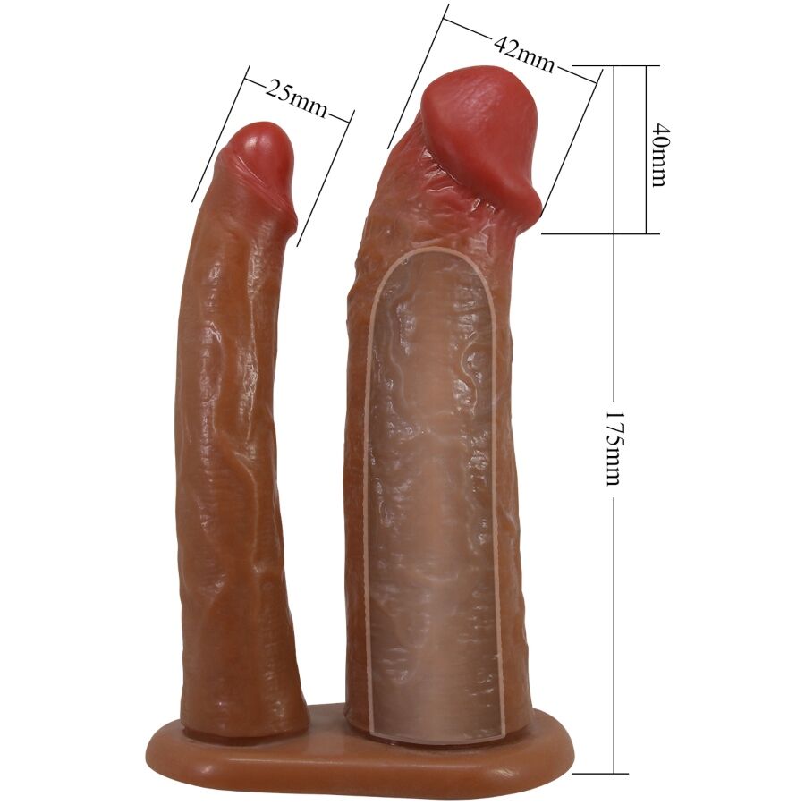 PRETTY LOVE - KEAVEN HARNESS BRIEFS UNIVERSAL & COMFORTABLE DOBLE DILDO - Imagen 4