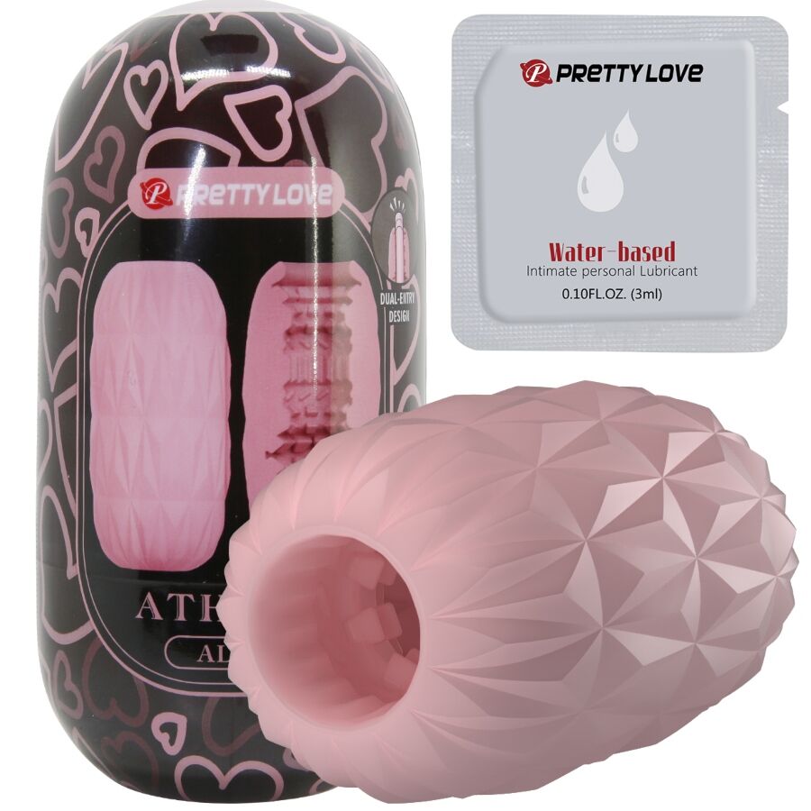 PRETTY LOVE - ATHENA ALICE MASTURBADOR MASCULINO ROSA - Imagen 3