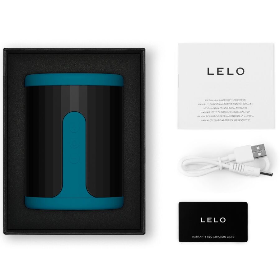 LELO - F2S ™ TEAL MASTURBADOR MASCULINO AZUL - Imagen 6