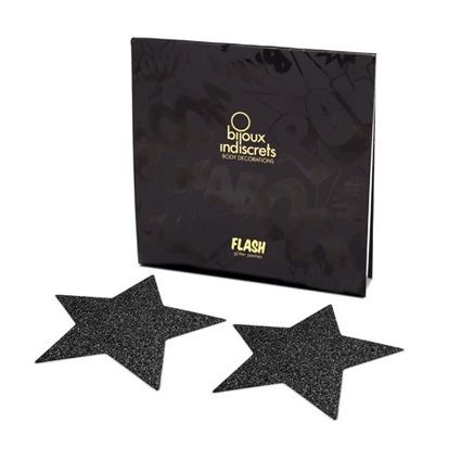 BIJOUX INDISCRETS - PEZONERAS FLASH ESTRELLA NEGRO - Image 2
