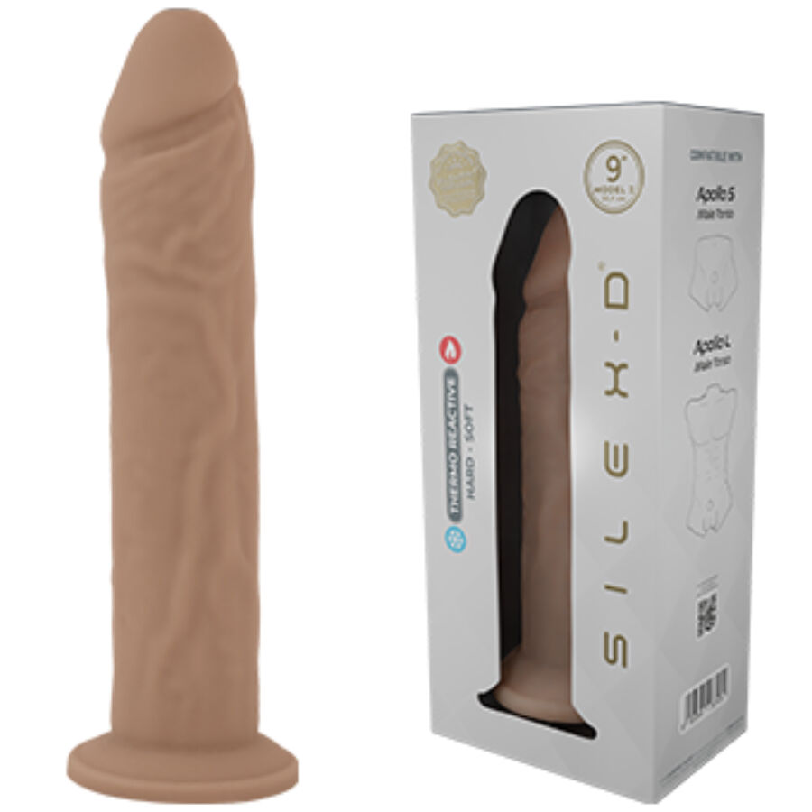 SILEXD - PENE REALÍSTICO MODELO 9 SILICONA LÍQUIDA 22.8 CM - Imagen 7