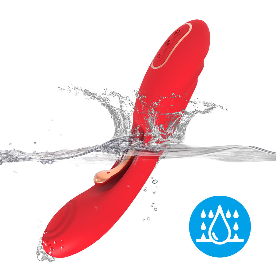 ARMONY - VIBRADOR CON LENGUA OSCILANTE ROJO - Imagen 5