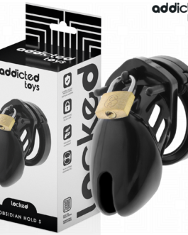 ADDICTED TOYS LOCKED - OBSIDIAN HOLD JAULA PARA PENE TALLA S
