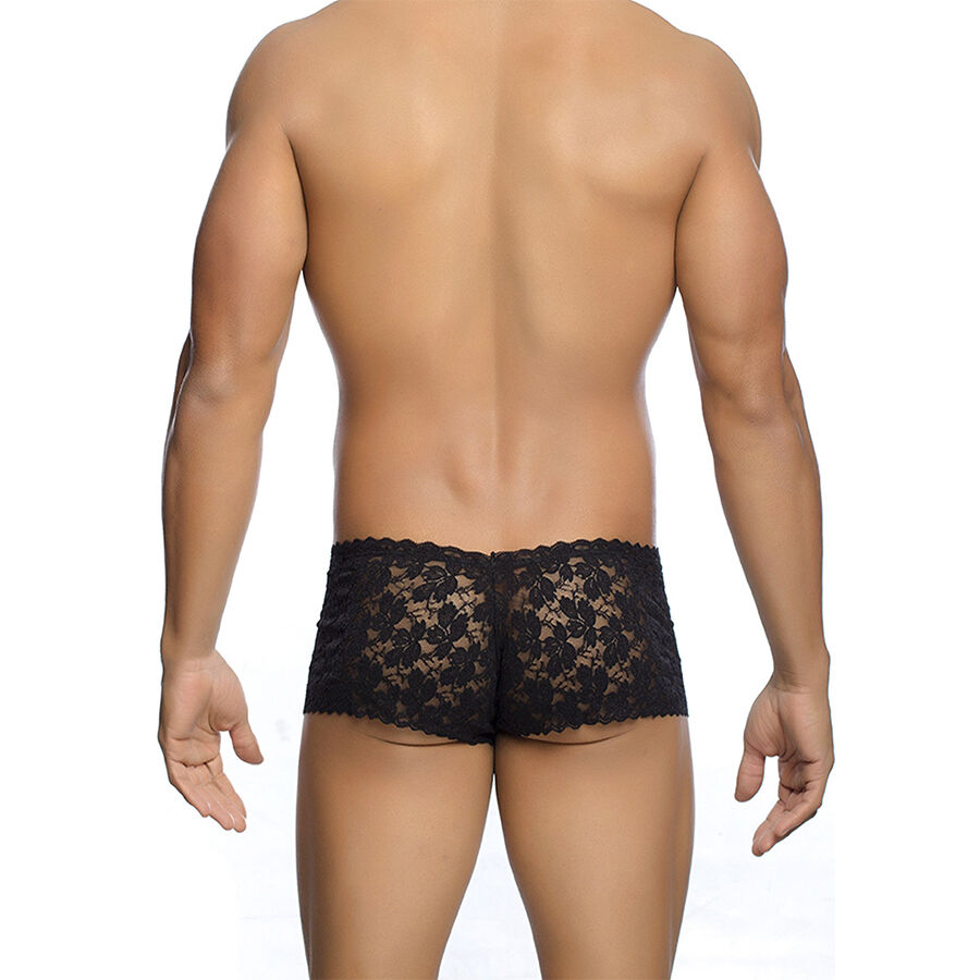 MOB - BOXER ENCAJE NEGRO TALLA S/M - Imagen 6