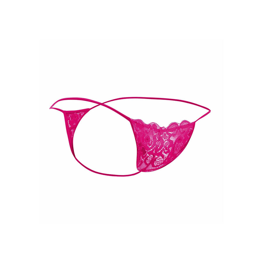 MOB - TANGA DE ENCAJE ROSA TALLA L/XL - Imagen 5