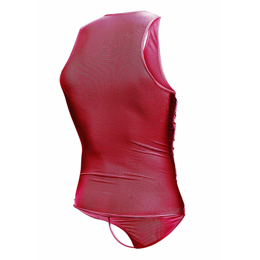 MOB - BODYSHEER TRANSPARTE ROJO TALLA S/M - Imagen 5
