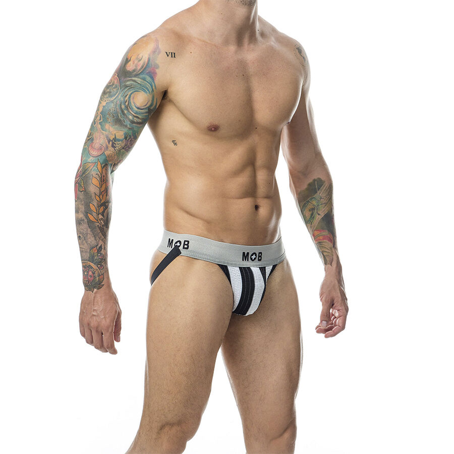 MOB - JOCK CLASICO STRIPE BLANCO TALLA S - Imagen 6