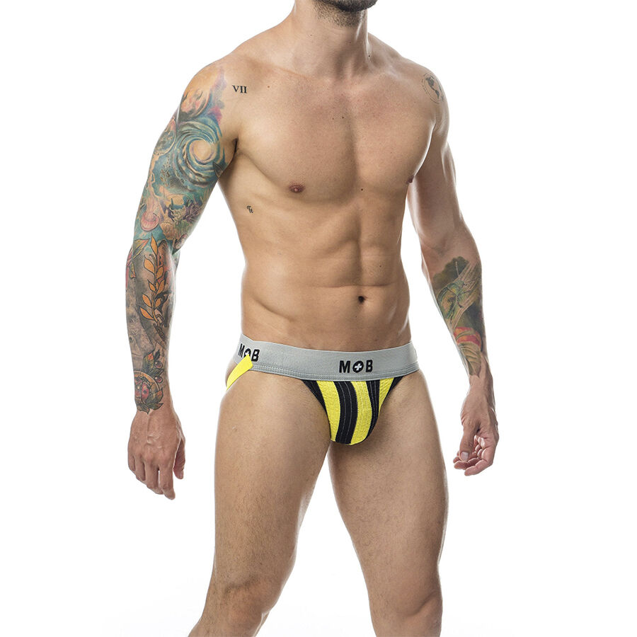 MOB - JOCK CLÁSICO STRIPE AMARILLO TALLA M - Imagen 3
