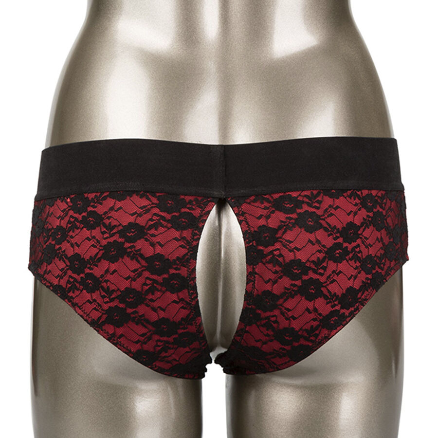 CALEXOTICS - SCANDAL SET DE BRAGUITAS SIN ENTREPIERNAS CON DILDO TALLA S/M - Imagen 2