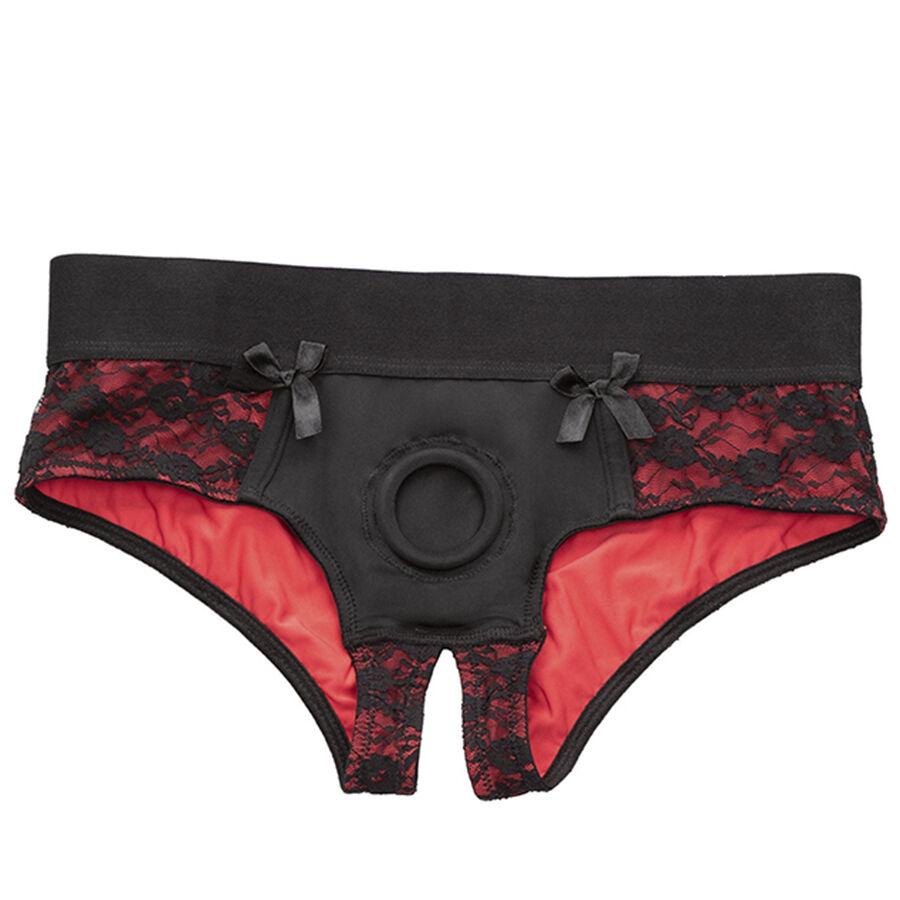 CALEXOTICS - SCANDAL SET DE BRAGUITAS SIN ENTREPIERNAS CON DILDO TALLA S/M - Imagen 4