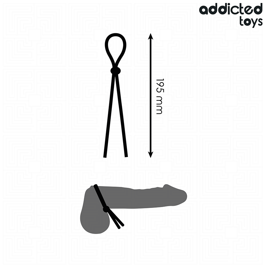 ADDICTED TOYS - CUERDA SILICONA PARA EL PENE DE LAZO SIMPLE - Imagen 5