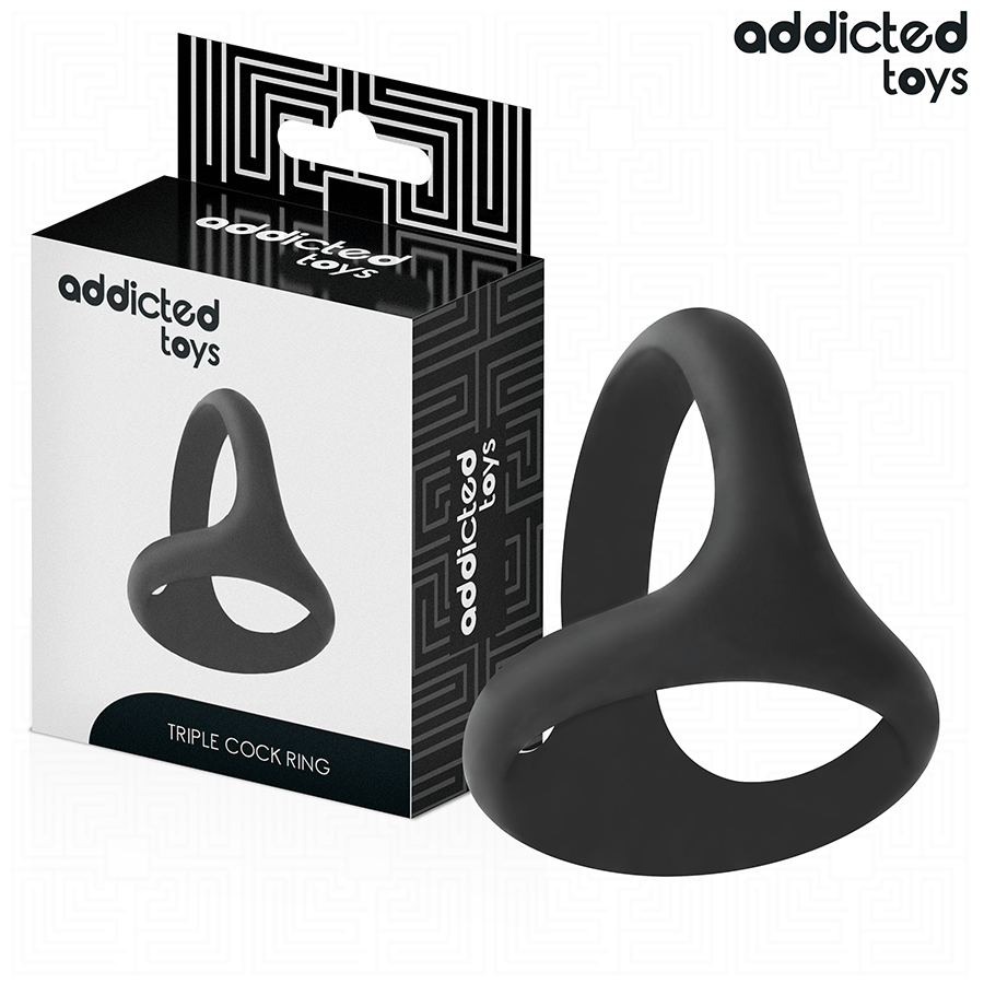 ADDICTED TOYS - ANILLO TRIPLE GRUESO PARA EL PENE - Imagen 2